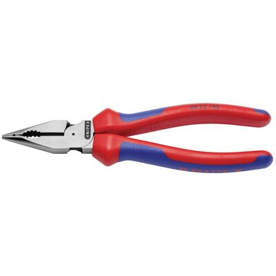 KNIPEX 08 22 185 Needle-Nose Combination Pliers Black Atramentized... KNIPEX 08 22 185 Needle-Nose Combination Pliers Black Atramentized...