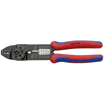 KNIPEX 97 21 215 C Crimping Pliers Black Lacquered 230 mm KNIPEX 97 21 215 C Crimping Pliers Black Lacquered 230 mm