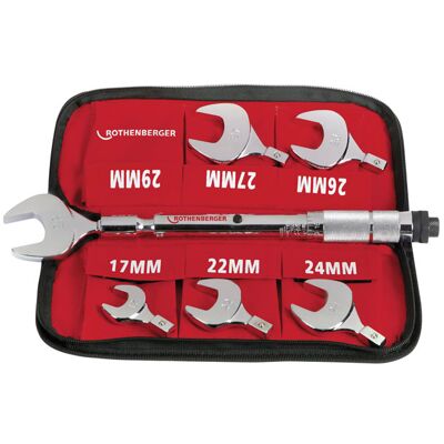 Rothenberger Model 175001 Adjustable Torque Wrench Set for HVAC Rothenberger Model 175001 Adjustable Torque Wrench Set for HVAC