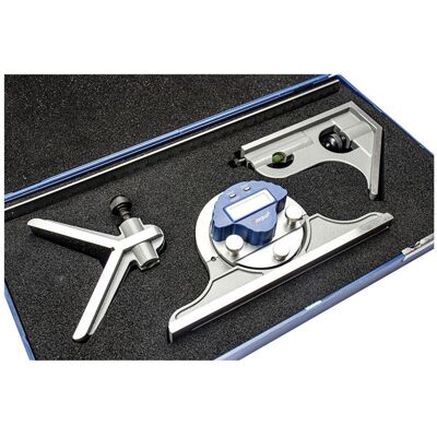 Dasqua 8300-0095 Digital Measuring Set: Level Gauge Caliper Ruler Dasqua 8300-0095 Digital Measuring Set: Level Gauge Caliper Ruler