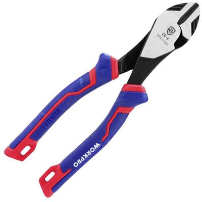 Workpro WP231023 Side Cutters - Maximal Performance in Cutting Medium-Hard to Hard Wire Workpro WP231023 Side Cutters - Maximal Performance in Cutting Medium-Hard to Hard Wire