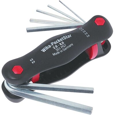 Wiha SB351PG7 23041 Hex Fold Out Holder PocketStar Wiha SB351PG7 23041 Hex Fold Out Holder PocketStar