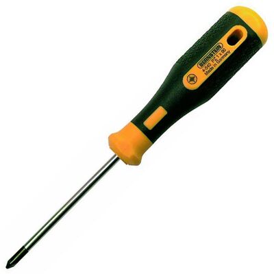Bernstein 4-542 Cross-Recess Screwdriver - PZ 0, 60mm Bernstein 4-542 Cross-Recess Screwdriver - PZ 0, 60mm