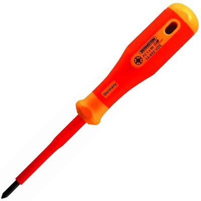 Bernstein 14-693 VDE Cross-Recess Screwdriver - PZ 2 Bernstein 14-693 VDE Cross-Recess Screwdriver - PZ 2