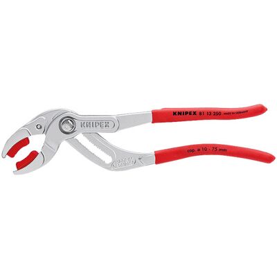 Knipex 81 13 250 Siphon & Connector Pliers For Traps, Tube Fitting... Knipex 81 13 250 Siphon & Connector Pliers For Traps, Tube Fitting...