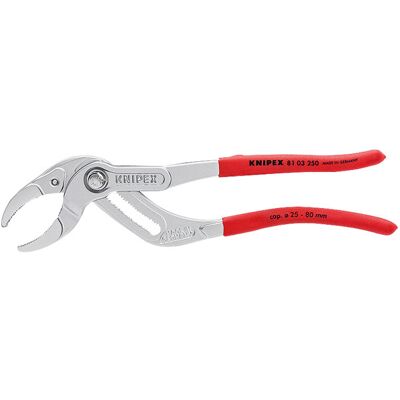 Knipex 81 03 250 Siphon & Connector Pliers For Traps, Tube Fitting... Knipex 81 03 250 Siphon & Connector Pliers For Traps, Tube Fitting...