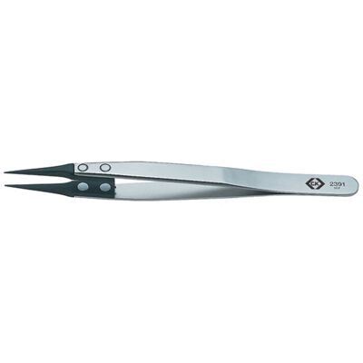 CK Tools T2391 CarbofibESD Tweezer 2391 - 130mm CK Tools T2391 CarbofibESD Tweezer 2391 - 130mm
