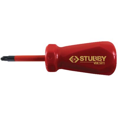 CK Tools T48343-2 Stubby VDE Slim Screwdriver - Screwdriver Type CK Tools T48343-2 Stubby VDE Slim Screwdriver - Screwdriver Type