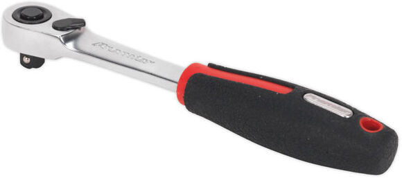 Sealey AK8980 Ratchet Wrench 1/4"Sq Drive Compact Head 72-Tooth Fl...