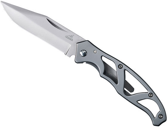Gerber 1013954 Paraframe Mini SS Folding Clip Knife - Fine Edge