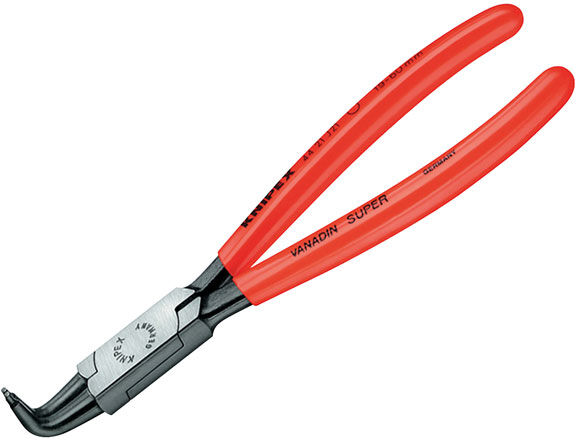 Knipex 44 21 J21 SB Circlip Pliers Internal 90° Bent Tip 19 - 60mm J21