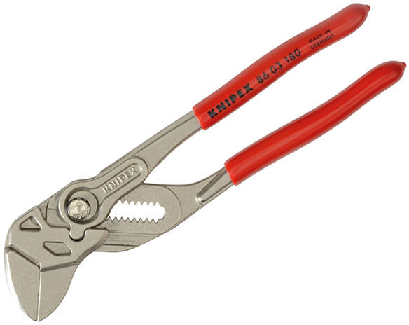 Knipex 86 03 250 SB Pliers Wrench PVC Grip 250mm - 52mm Capacity