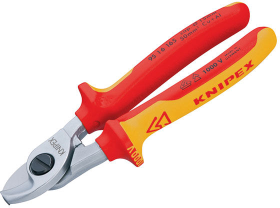 Knipex 95 16 165 SB VDE Cable Shears 165mm
