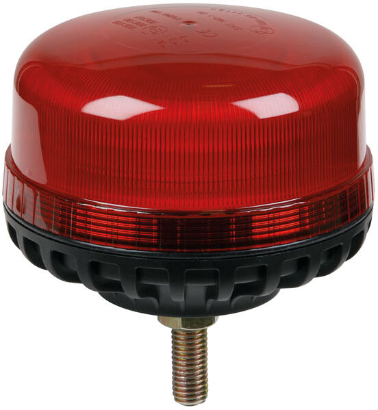 Sealey WB951LEDR Warning Beacon SMD LED 12/24V 12mm Bolt Fixing - Red