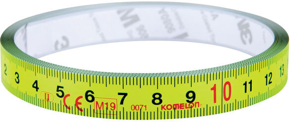 Komelon FLT23 Stick Flat Tape Measure 2m (Width 13mm) (Metric only)