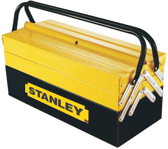 Stanley 1-95-613 Tool Box Metal-Plastic Composite Black/Yellow