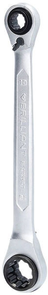 Brilliant Tools BT013901 Double-ended Ratcheting Box Wrench 10-19mm