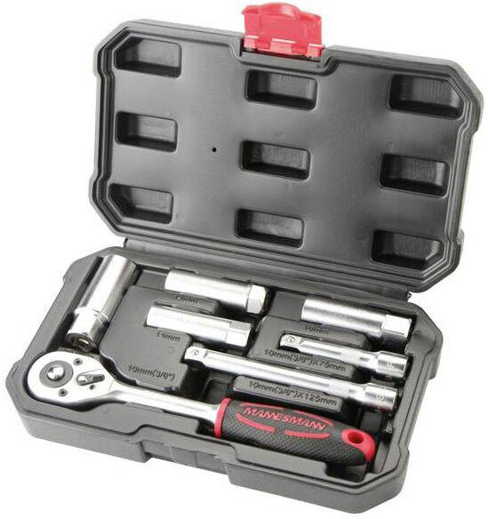 Bruder Mannesmann Brüder Mannesmann M00174 7-Piece Spark Plug Set with 12-Edge Sockets