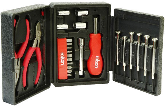 Rolson 36039 26pc Mini Tri Fold Tool Kit