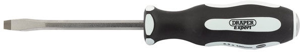 Draper Expert 35181 Pound Thru' Plain Slot 6.5 x 100mm Soft Grip S...
