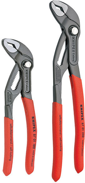 Knipex 00 31 20 V01 Cobra® Water Pump Pliers 2 Piece Set (180mm & ...