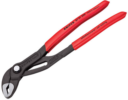 Knipex 87 01 250 SB Cobra® Water Pump Pliers PVC Grip 250mm - 46mm...