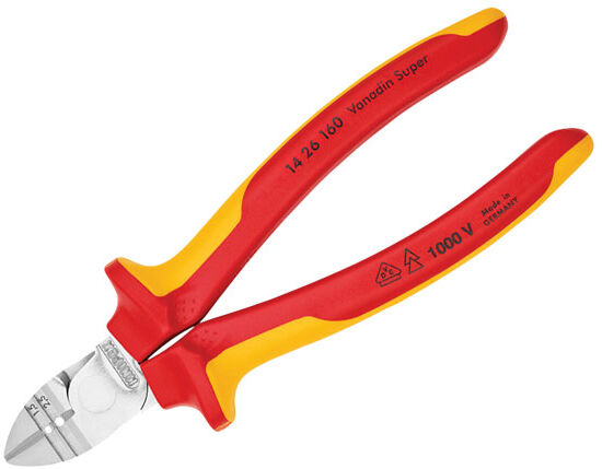 Knipex 14 26 160 SB VDE Diagonal Insulation Stripper & Side Cutter...