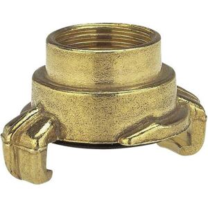 GARDENA 07110-20 Brass Lock Claw Coupling 39.0 mm Threaded Piece GARDENA 07110-20 Brass Lock Claw Coupling 39.0 mm Threaded Piece