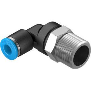 FESTO 190660 L-piece 6 mm Pipe R3/8 thread 1pc QSL series FESTO 190660 L-piece 6 mm Pipe R3/8 thread 1pc QSL series