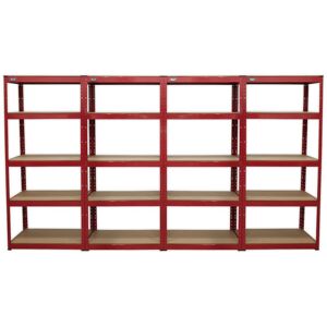 Sealey AP6150COMBO Racking Unit + 5 Shelves 150kg Capacity Per Lev... Sealey AP6150COMBO Racking Unit + 5 Shelves 150kg Capacity Per Lev...