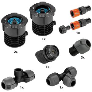 GARDENA 08270-20 Pipeline Starter Set with Hose Connector and Stop... GARDENA 08270-20 Pipeline Starter Set with Hose Connector and Stop...