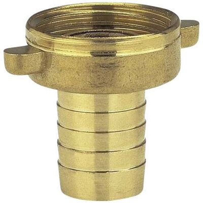GARDENA 07152-20 Brass Hose Tail 33.3 mm Thread 19 mm Dia Gland GARDENA 07152-20 Brass Hose Tail 33.3 mm Thread 19 mm Dia Gland