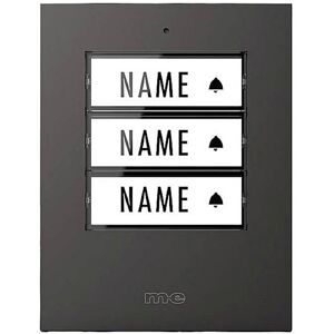 m-e modern-electronics m-e 41307 BELL-500 Wireless Doorbell Button with Backlit Nameplate m-e modern-electronics m-e 41307 BELL-500 Wireless Doorbell Button with Backlit Nameplate