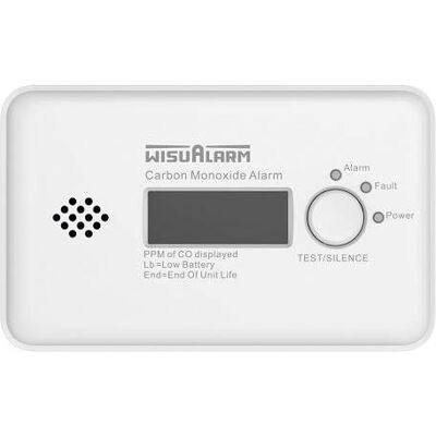 WisuAlarm HY-GC20B Gas Detector - CO Sensor, 10-Year Battery WisuAlarm HY-GC20B Gas Detector - CO Sensor, 10-Year Battery