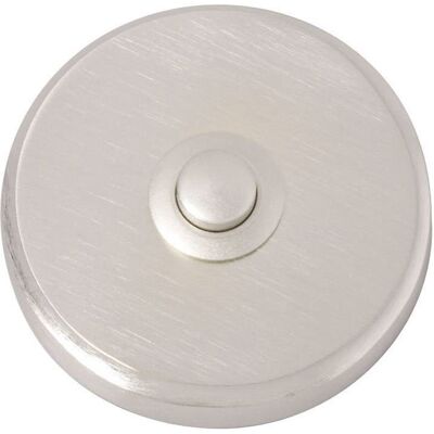 Heidemann Model 70083 Nickel Doorbell Button - Single Heidemann Model 70083 Nickel Doorbell Button - Single