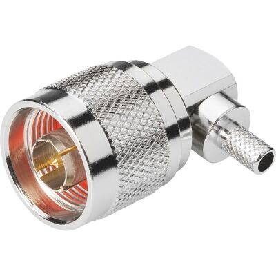 BKL Electronic 0404003 N connector Plug - Right angle - 50 Ω - Product Type BKL Electronic 0404003 N connector Plug - Right angle - 50 Ω - Product Type