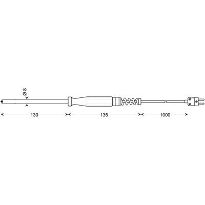 Greisinger - GOF 130 - Type K plug - Surface sensor Greisinger - GOF 130 - Type K plug - Surface sensor