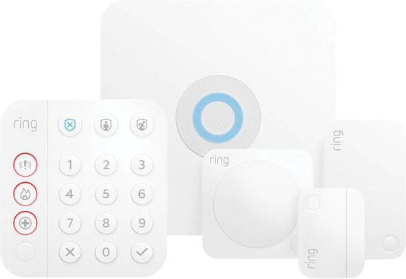 Ring 4K11SZ-0EU0 Alarm Kit 5-Piece Wireless Easy Self-Install Home...