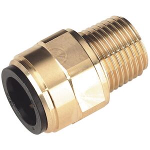 Sealey CAS15BSA 15mm x 1/2"bspt Brass Straight Adaptor Sealey CAS15BSA 15mm x 1/2"bspt Brass Straight Adaptor