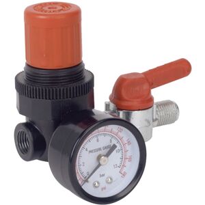 Sealey SA5/RG/14 Air Regulator 1/4"bsp Female - 1/4"bsp Male Sealey SA5/RG/14 Air Regulator 1/4"bsp Female - 1/4"bsp Male