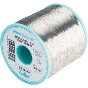 Weller WSW SAC M1 Silver Copper Lead-Free Solder Wire - 0.5mm 100g Weller WSW SAC M1 Silver Copper Lead-Free Solder Wire - 0.5mm 100g