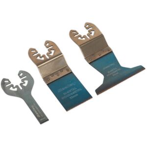 Sealey SMTC3 Multi-Tool Universal Cutting Blade Set 3pc Sealey SMTC3 Multi-Tool Universal Cutting Blade Set 3pc