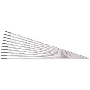 Draper 98447 Ceriated Tungsten Electrodes, 1.6 x 150mm (Pack of 10) Draper 98447 Ceriated Tungsten Electrodes, 1.6 x 150mm (Pack of 10)