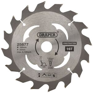 Draper 25877 TCT Cordless Construction C/Saw Blade-Wood-Composites... Draper 25877 TCT Cordless Construction C/Saw Blade-Wood-Composites...