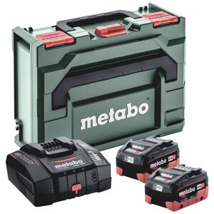 Metabo Basic-Set Power Tool Battery Kit - 2 x 8 Ah LiHD + Fast Charger Metabo Basic-Set Power Tool Battery Kit - 2 x 8 Ah LiHD + Fast Charger