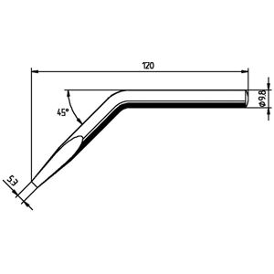 Ersa 0162KD/SB Soldering Tip Chisel-Shaped 2.60mm 1pc Ersa 0162KD/SB Soldering Tip Chisel-Shaped 2.60mm 1pc