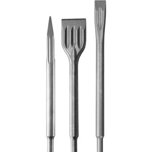 Heller 23765 9 Chisel Set 3-Piece SDS-Max 25mm/50mm Length 400mm Heller 23765 9 Chisel Set 3-Piece SDS-Max 25mm/50mm Length 400mm