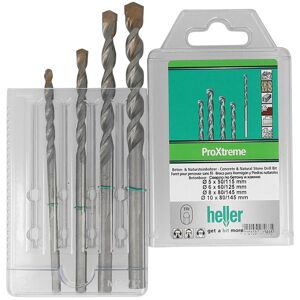 Heller Tools ProXtreme 28263 5 Carbide Tipped Concrete Drill Bit Set - 4 pcs Heller Tools ProXtreme 28263 5 Carbide Tipped Concrete Drill Bit Set - 4 pcs