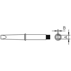 Weller 4PTDD8-1 Round Bevelled Soldering Tip 5mm 1 piece Weller 4PTDD8-1 Round Bevelled Soldering Tip 5mm 1 piece