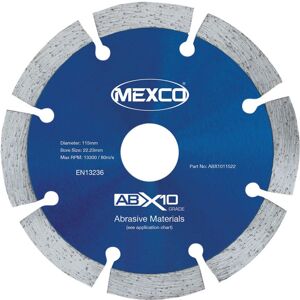 MEXCO ABX1030020 Abrasive Materials X10 Grade Diamond Blade 300 x 20mm MEXCO ABX1030020 Abrasive Materials X10 Grade Diamond Blade 300 x 20mm
